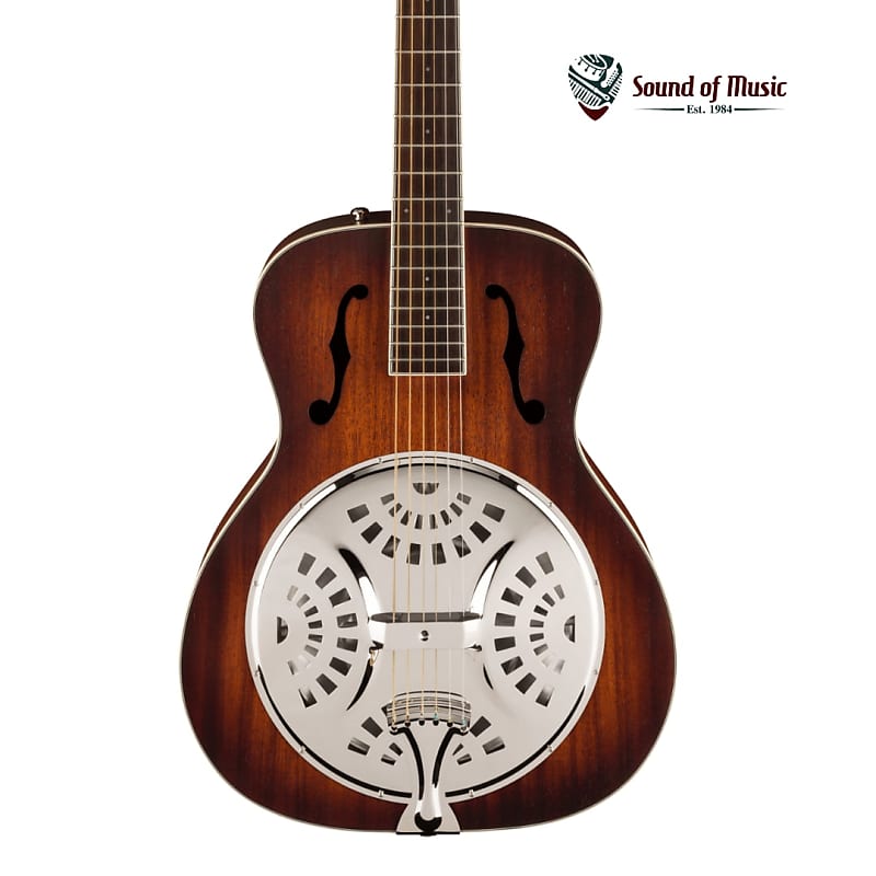 Fender PR-180E Resonator, Walnut Fingerboard - Aged Cognac Burst image 1