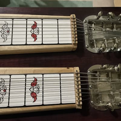 Hudson Double Neck Pedal Steel 8 str. each neck, open E and C6 Fender style and sound image 15
