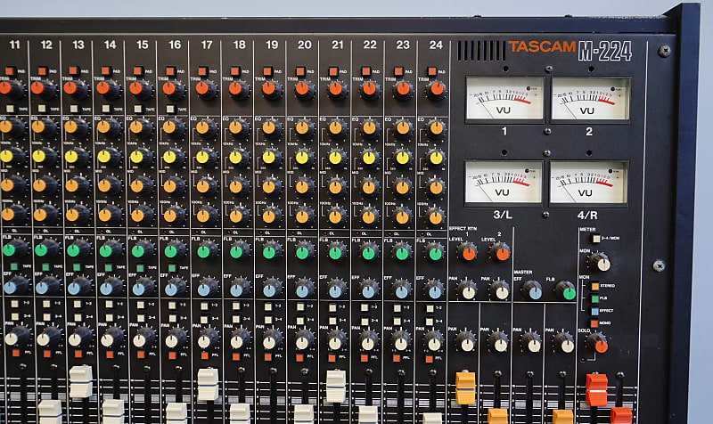 Tascam M-224 80's Vintage 24 Channel Analogue Mixer - 240V!