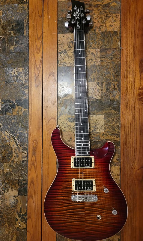 Harley Benton CST-24 Deluxe 2021 Paradise Flame | Reverb