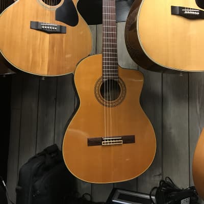 Takamine CP-132 SC classical electric guitar handcrafted in Japan 1996 in very good - excellent condition with hard case. for sale
