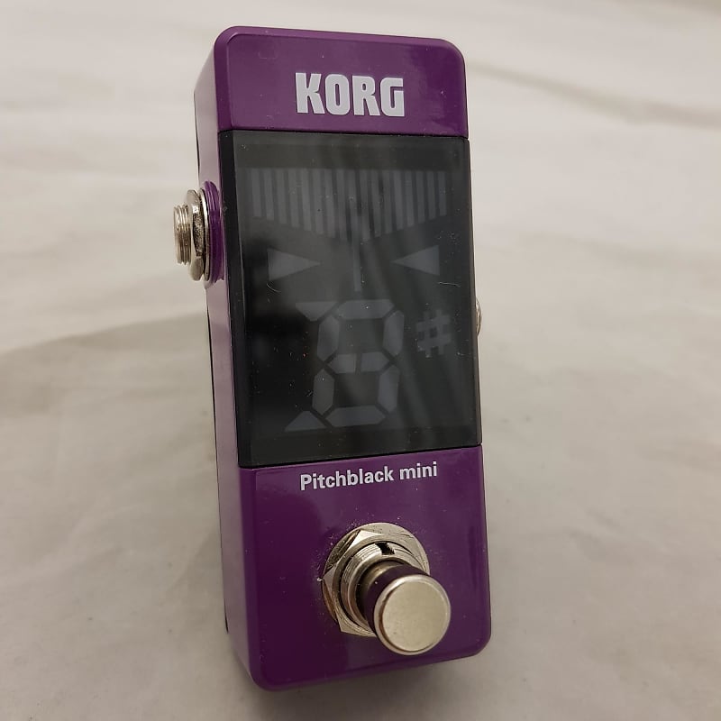 ペダルチューナー KORG Pitchblack mini 限定色　purple Pitchblack mini GR/OR/PU - PEDAL TUNER | KORG (USA)