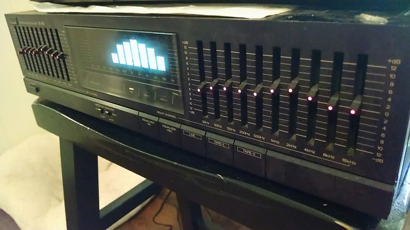 Sansui SE-80 Stereo Equalizer Black