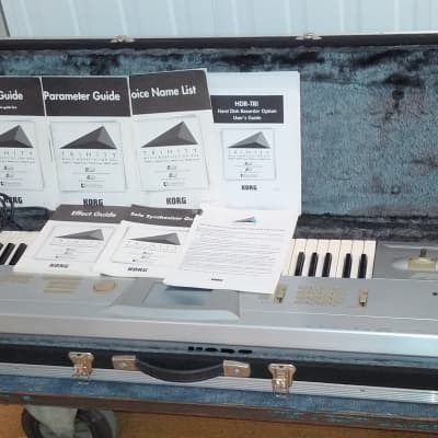 Korg Trinity Plus DRS Music Workstation + Manuals + UK Power Lead + Hard Case