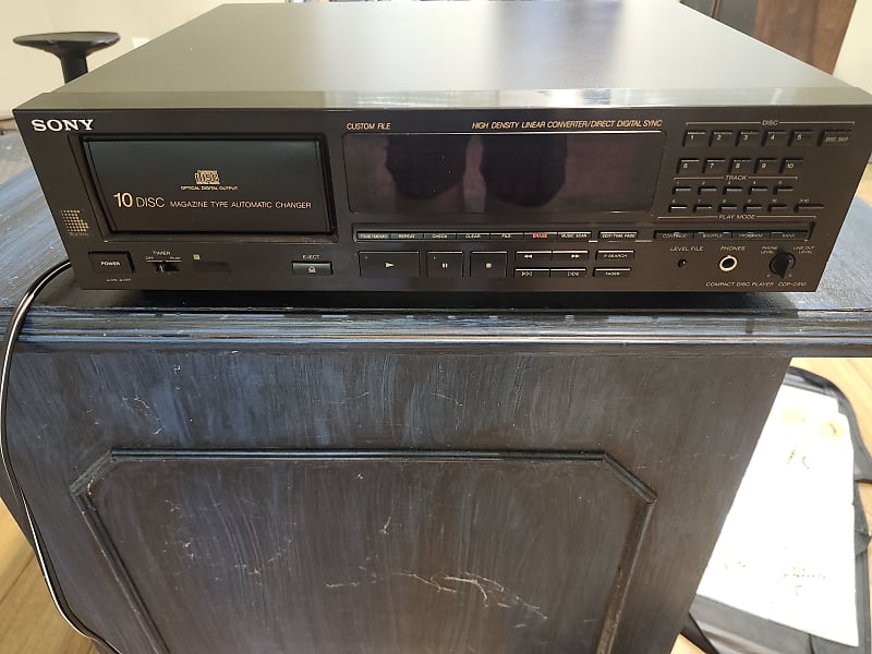 SONY CDP-C910 10 DISC CD PLAYER W/NEW BELT | Reverb