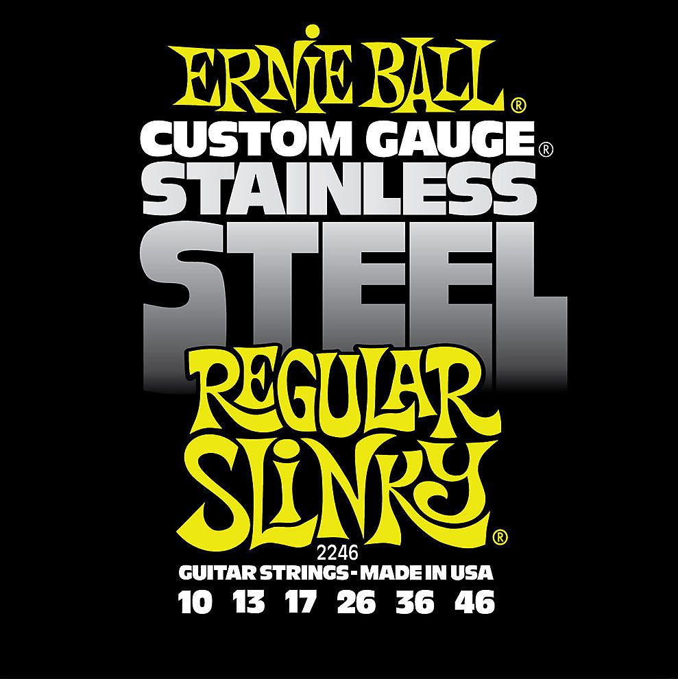  Ernie Ball Regular Slinky Nickel Wound Electric Guitar Strings  - 10-46 Gauge : Everything Else