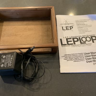 Leploop V2 Rare Italian Handmade Analog Synth / GrooveBox w/ extra wooden case image 2