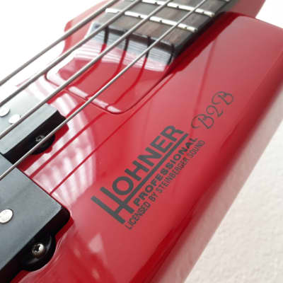 Hohner Professional B2B 1995 licd. by Steinberger (4 string headless bass guitar) image 6