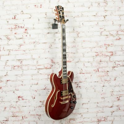USED D'Angelico Excel Mini DC Semi-Hollow Electric Guitar Viola image 4