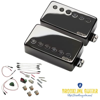 EMG Het Set Brushed Black Chrome + EMG Kill Switch | Reverb