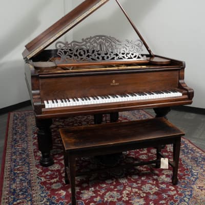 Steinway & Sons 6' 2" Model A Grand Piano | Satin Dark Walnut | SN: 53467 image 3