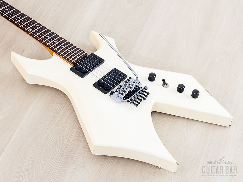 1988 BC Rich Warlock NJ Series WGR-2X Snow White w/ Floyd Rose