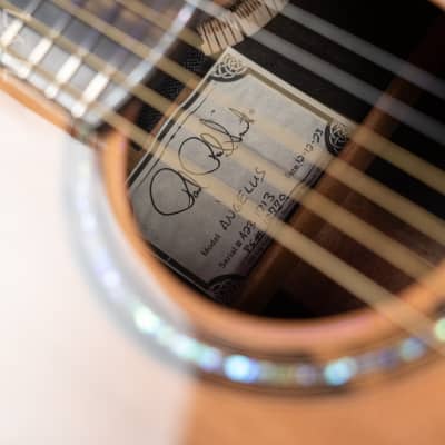 PRS Private Stock Angelus Cutaway Cedar Top Exotic Ebony Back Acoustic Guitar image 15