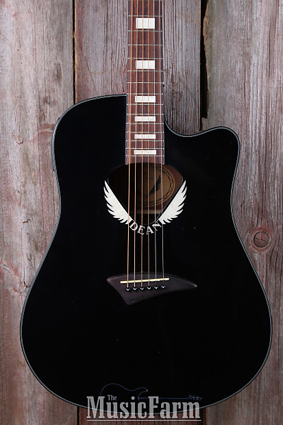 Dean v deals wing acoustic guitar