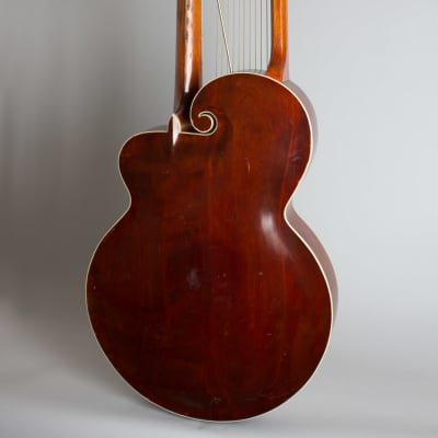 Gibson  Style U Harp Guitar (1917), ser. #39406, original black hard shell case. image 2