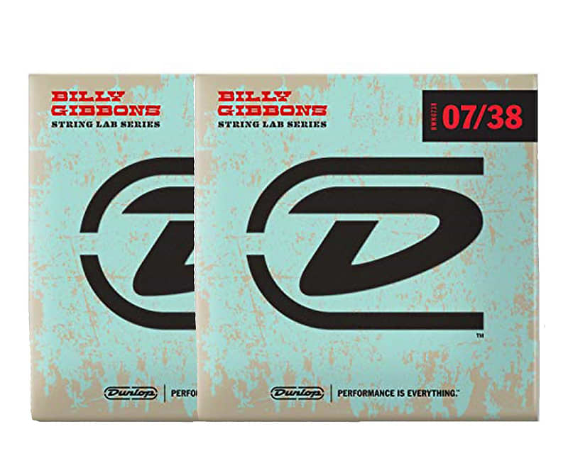 Dunlop Rev Willy's Lottery Brand 7-38 Electric Guitar Strings 2-Pack image 1