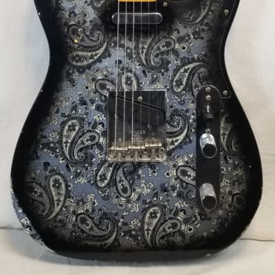 Fender Custom Shop Limited Edition '68 Black Paisley Tele Relic, w/Deluxe HSC 2023 image 8