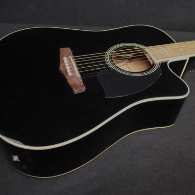 Ibanez PF15ECE-BK Performance Series Acoustic Electric Dreadnought Size Spruce Top Black Active EQ image 6