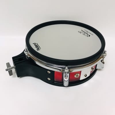 Roland PD-100 Red 10” Mesh Snare Tom Pad w Clamp PD100 image 2