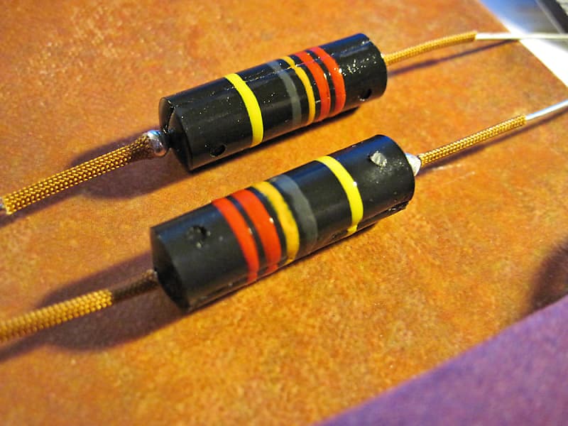 Luxe BumbleBee Capacitors Repro Oil-Filled .022uF - Matched Pair for Historic Les Paul R9, R8, '59… image 1