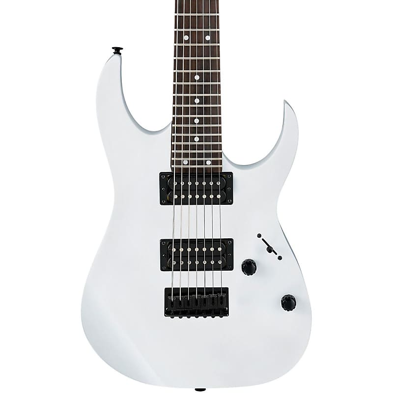 Ibanez GRG7221 7-String Electric Guitar White image 1