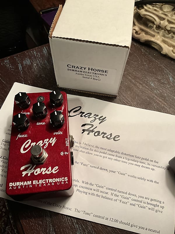 Durham Electronics Crazy Horse Pedal Reverb
