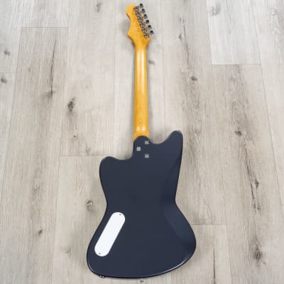 Harmony Standard Silhouette Bigsby Guitar, Rosewood Fretboard, Slate image 6