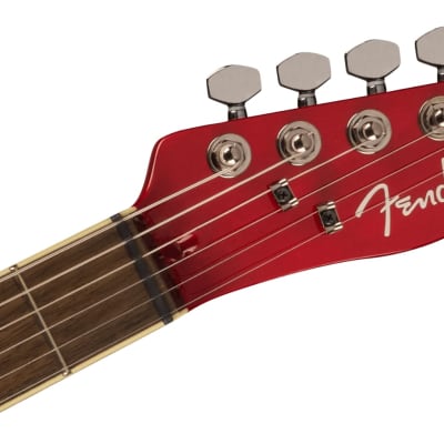 Fender Special Edition Custom Telecaster Electric Guitar FMT HH, Laurel FB, Crimson Red Transparent image 6