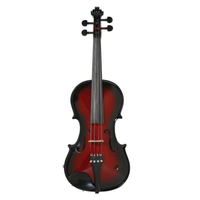 Barcus Berry BAR-AEVR Vibrato-AE Series Acoustic Electric Violin. Red Berry BAR-AEVR-U for sale