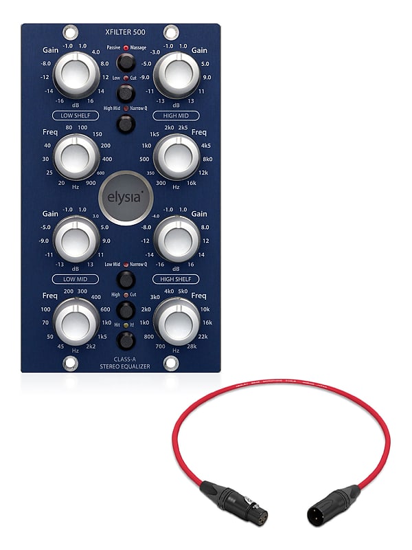 Elysia xfilter 500 Stereo 500 Series Equalizer Module | Reverb