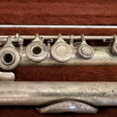 Artley - Nogales, AZ 15-0 Open Holed Flute 1950s - Silver image 6