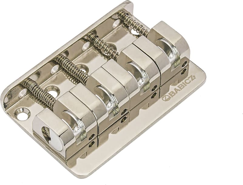 Babicz FCH Z Series 4String Bass Bridge, Nickel Reverb