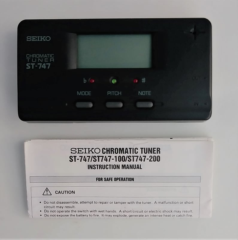 Seiko ST 747 Chromatic Tuner