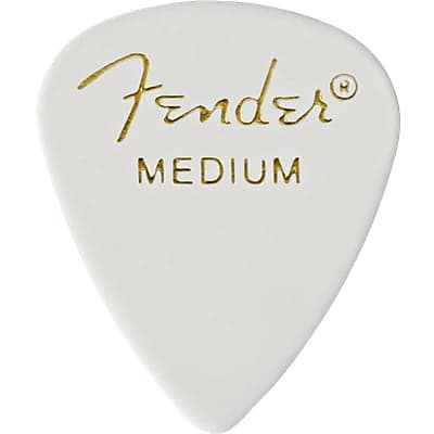 Fender 351 Classic Medium White Pick X 12 image 1