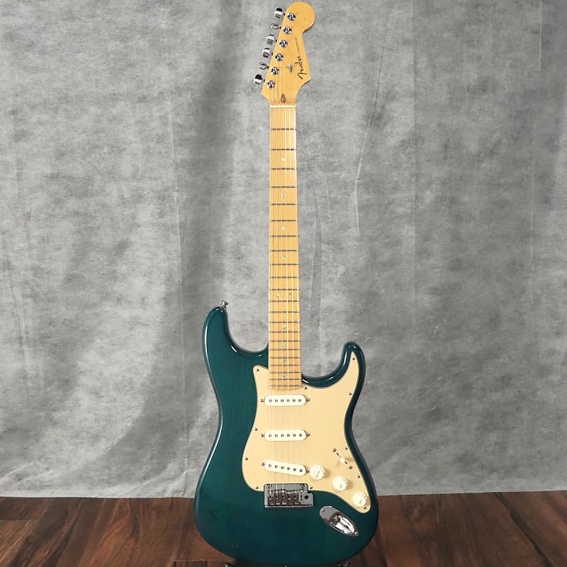 Fender American Deluxe Stratocaster SCN Ash S-1 Teal Green [SN DZ6101350]  [07/02]