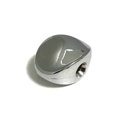 Guitar Tuner Button Small Oval Chrome for Gotoh SG381 image 1