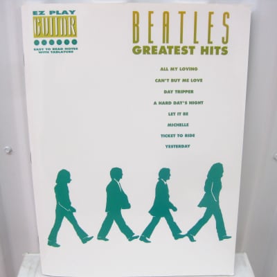 The Beatles Greatest Hits EZ Play Guitar Sheet Music Song Book Tab Tablature image 1