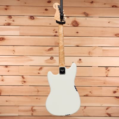 Fender Custom Shop 1964 Mustang NOS - Olympic White with Baltic Blue Racing Stripe - CZ562674 image 9