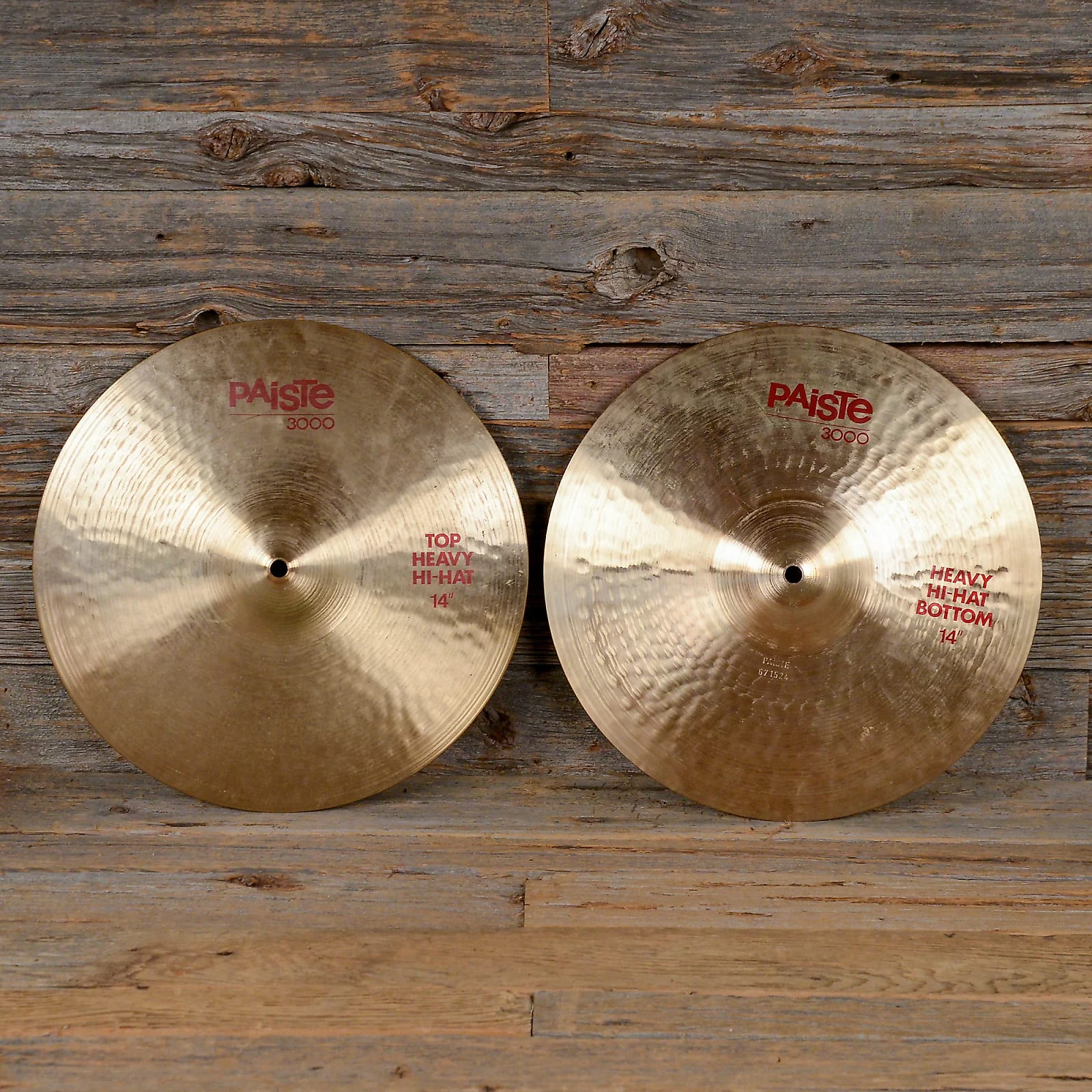 【通販超歓迎】ハイハット　美品　Paiste REFLECTOR Heavy Full Hi-Hat14” Top&Bottom Set　中古　イオンモールKYOTO展示分 ハイハットシンバル