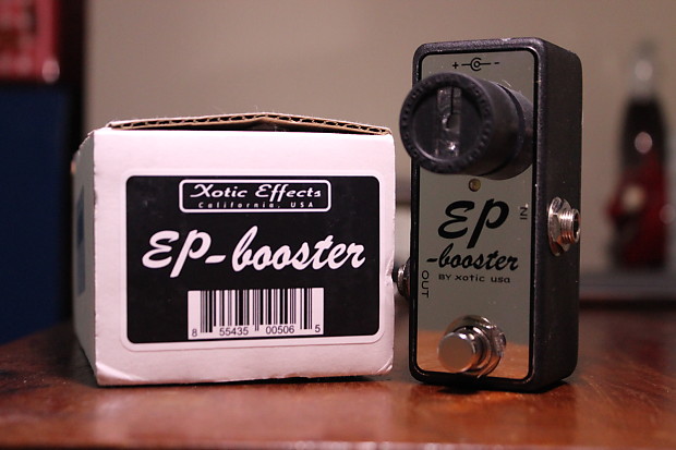 Xotic EP Booster Limited Edition Silver/Black - FREE shipping