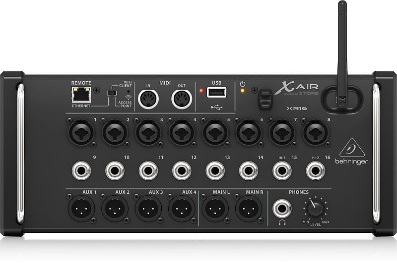 Behringer X Air XR16 16-Input Tablet-Controlled Digital Mixer image 1