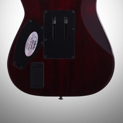 Schecter C-1 Hellraiser FR Electric Guitar, Black Cherry image 6