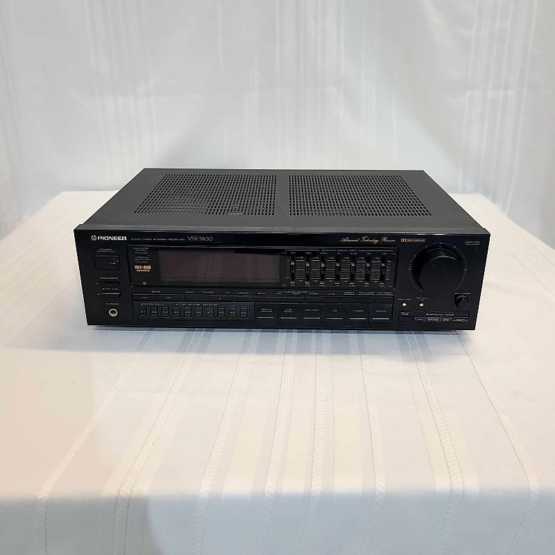 Pioneer VSX3800 Receiver 1991 Black Reverb