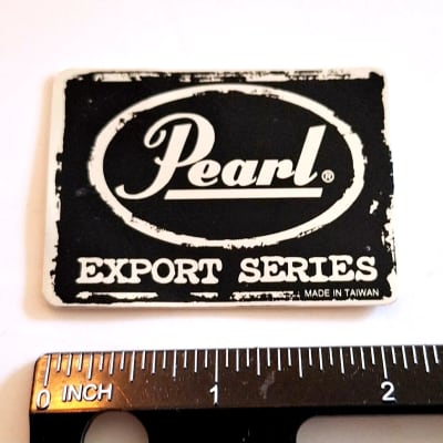 Pearl Export Drum Badge for Snare Bass or Tom Lot 82-30 image 2