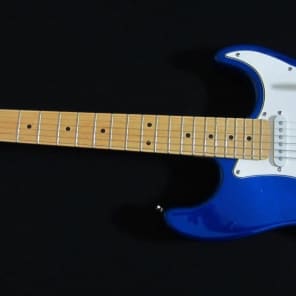 Austin AST 100 Strat Style Electric Guitar Metalic Blue image 3