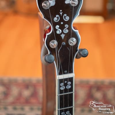 Deering Calico "Ox Blood" 5-String Banjo #AE35D image 8