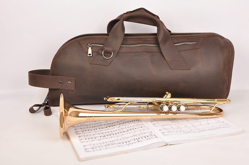 Leather trumpet online case