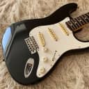 1991 Fender '62 Stratocaster MIJ Black Electric Solid Body Guitar Japan 1962  w/ Case Strat
