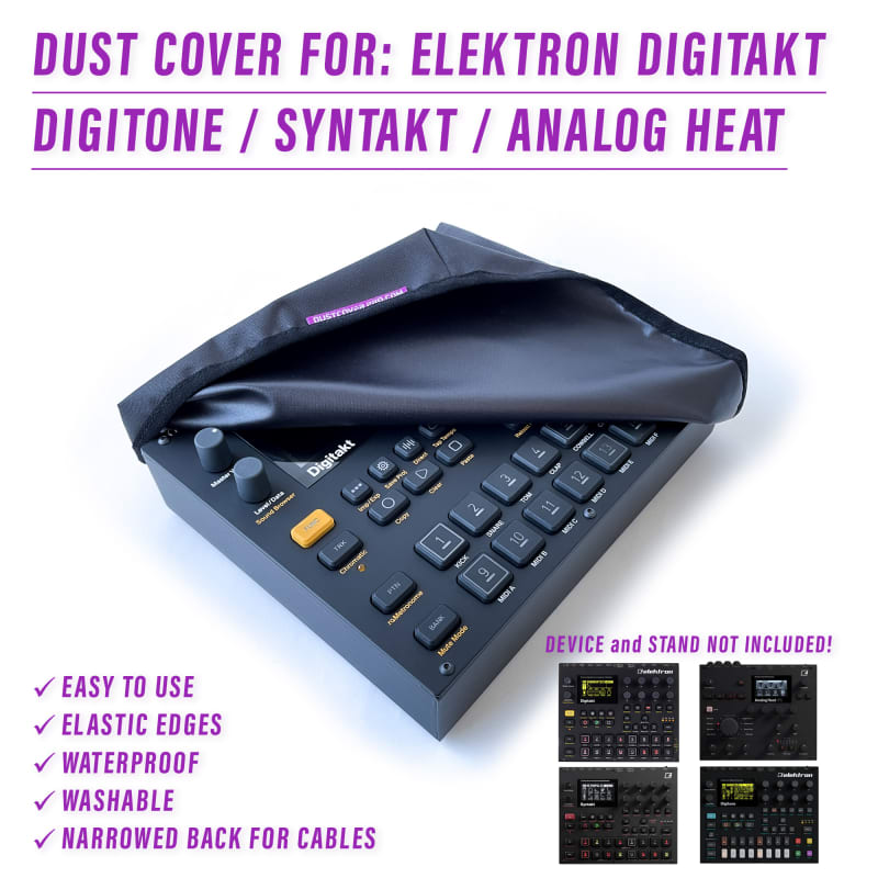 3Dsynth 2-Tier Elektron Digitakt, Digitone, and Analog Heat Stand 