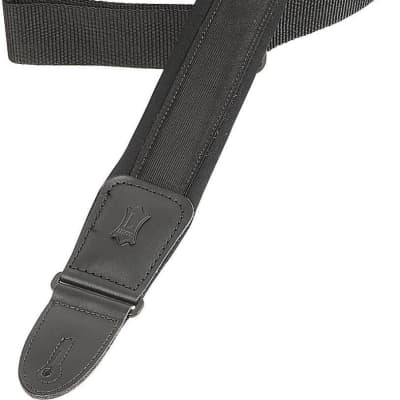 Levy's PM48NP2-BLK 2" Padded/Stretch Neoprene Comfort Bass/Guitar Strap - Black image 1